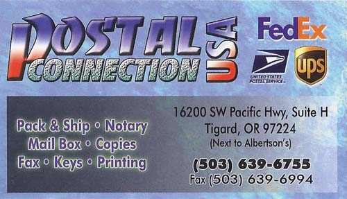 Postal Connection USA - Tigard
